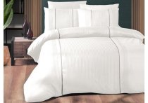 Постільна білизна ранфорс delux First Choice - Elegant White (Турция), євро